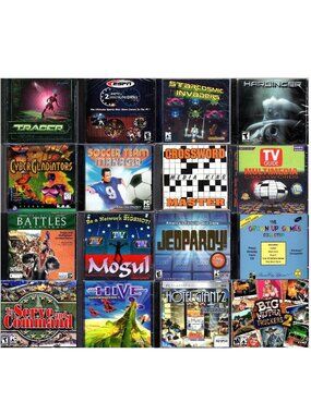 16 Game LOT #2 - PC CD-ROM Software CLEARANCE- NEW in Sealed Jewel Cases